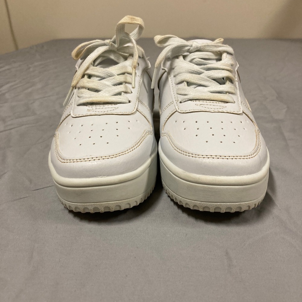 No Boundaries Womens White Platform Sneakers Memory Foam WMNB40AC007 Size 7.5 - Picture 3 of 8